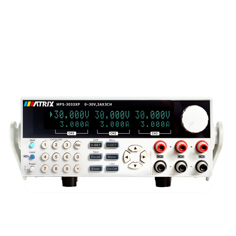 MPS-XP SERIES TRIPLE CHANNEL DC PROGRAMMABLE POWER SUPPLY